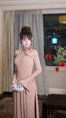 Set Áo TD Cột Yếm Đính Hoa