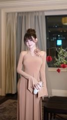 Set Áo TD Cột Yếm Đính Hoa