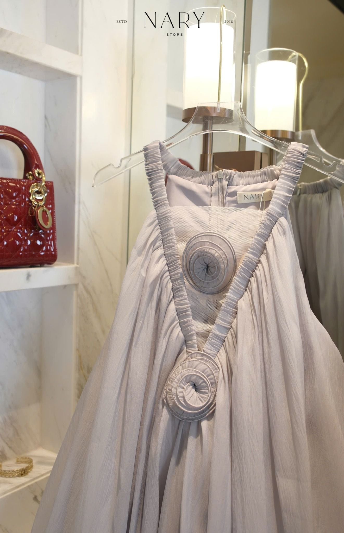 Đầm Yếm Voan Bí Đính Hoa