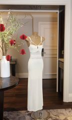 Đầm Thun Lưới Khoét Ngực