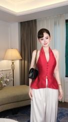 Set Áo Yếm Nút Quần Suông