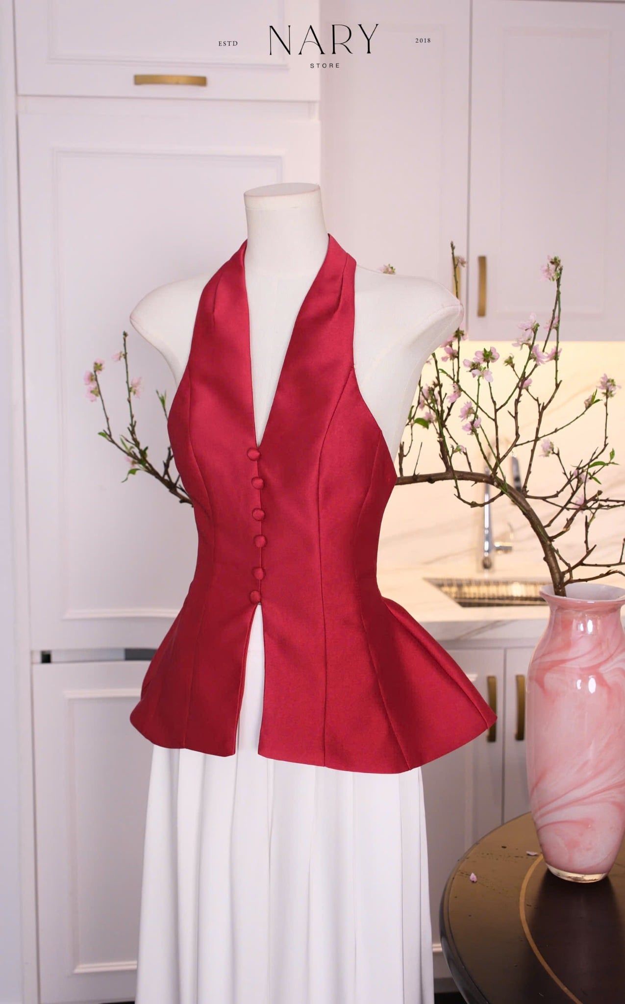 Set Áo Yếm Nút Quần Suông