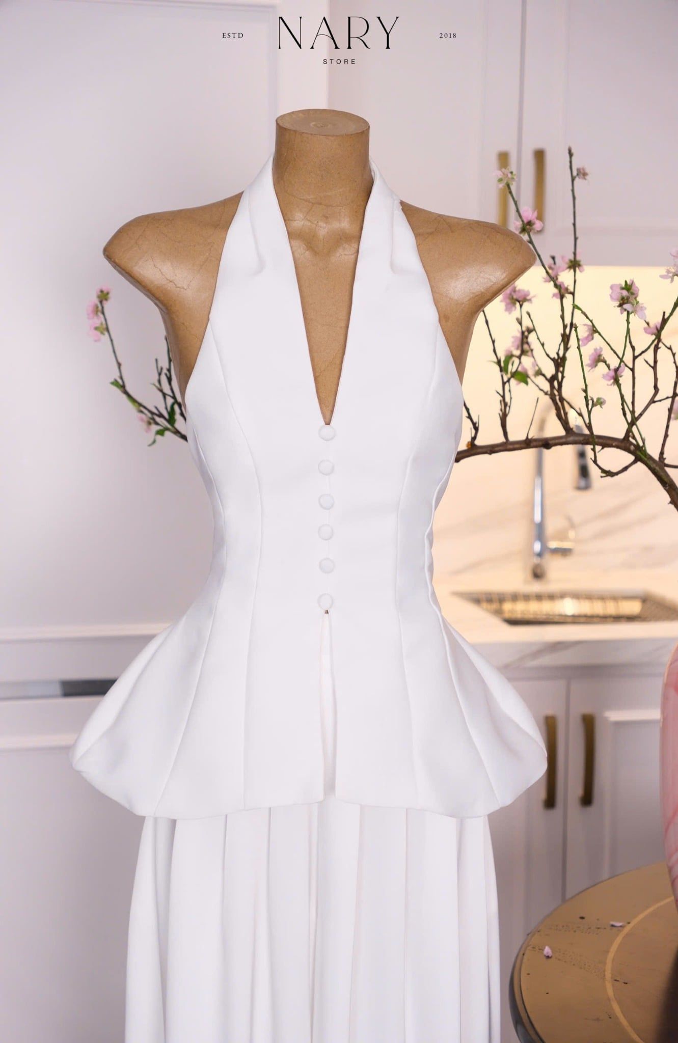 Set Áo Yếm Nút Quần Suông