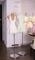 Set Dạ Sn Cv Xòe Kèm Hoa