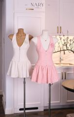 Set Dạ Sn Cv Xòe Kèm Hoa