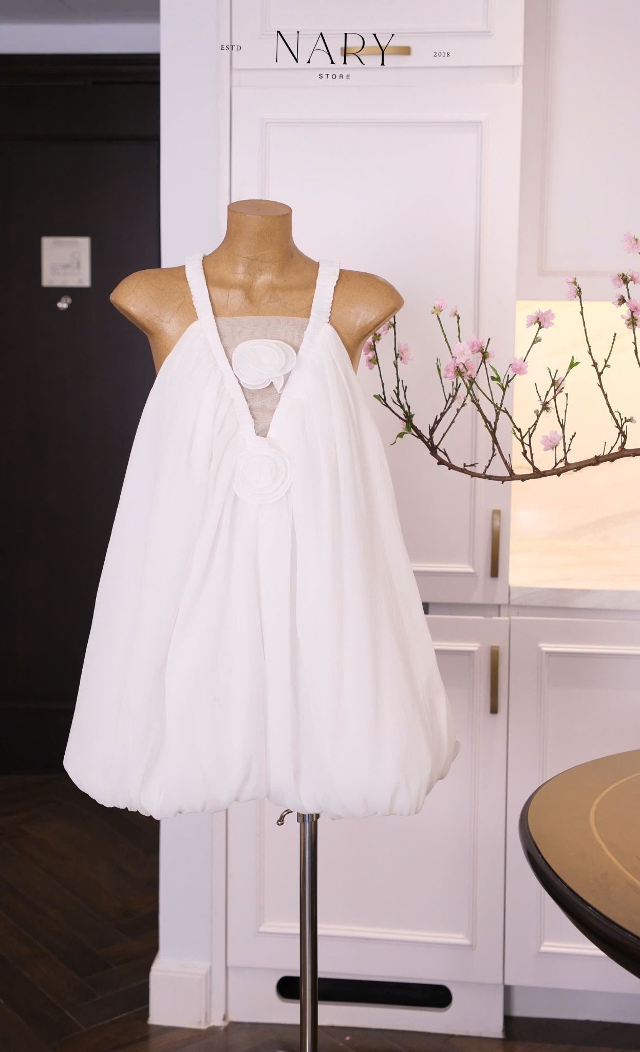 Đầm Yếm Voan Bí Đính Hoa