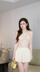 Set Áo Yếm Hoa Cổ