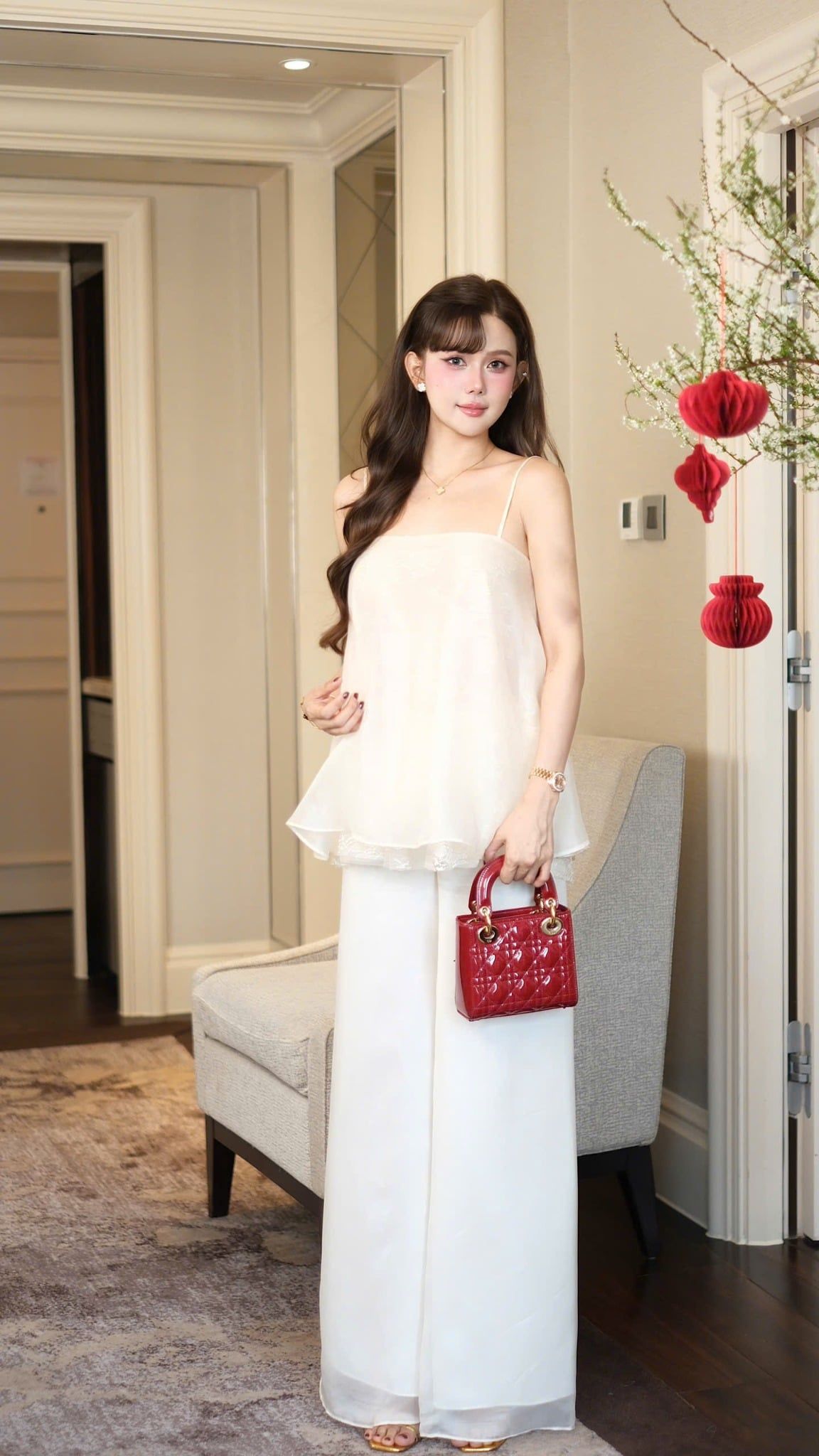 Set Áo 2S Voan Phối Ren