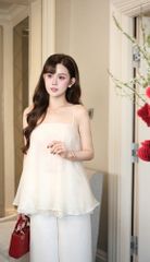 Set Áo 2S Voan Phối Ren