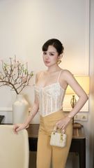 Áo 2S Ren Hoa Tà Nhọn