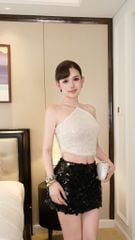 Áo Yếm Kết Kim Sa
