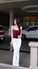 Áo Corset Nhung Đan Dây Sau
