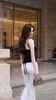 Áo Corset Nhung Đan Dây Sau
