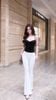 Áo Corset Nhung Đan Dây Sau