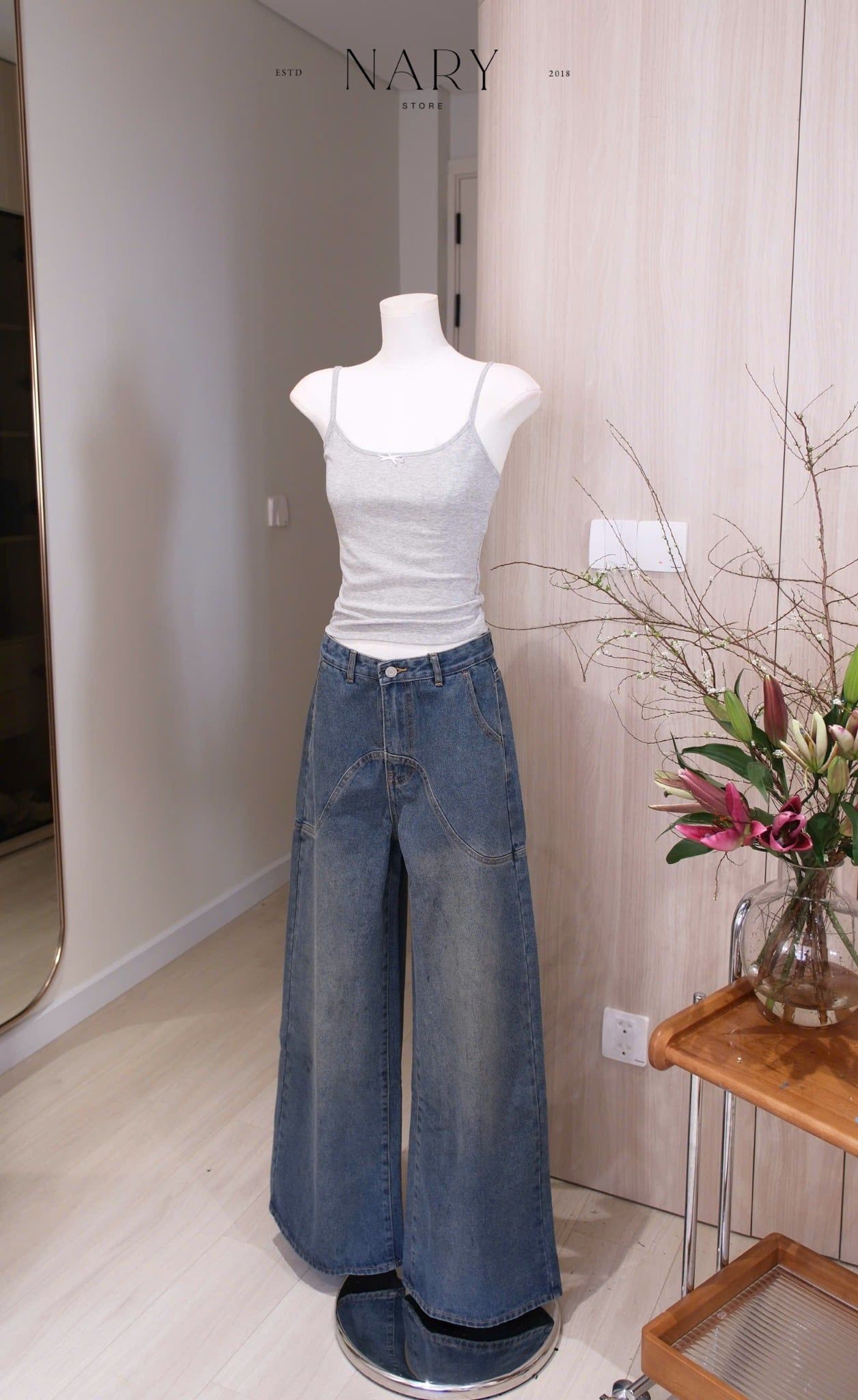 Quần Jean Baggy Style Blue
