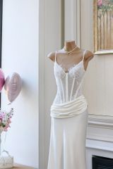 Đầm 2S Lụa Nhún Eo