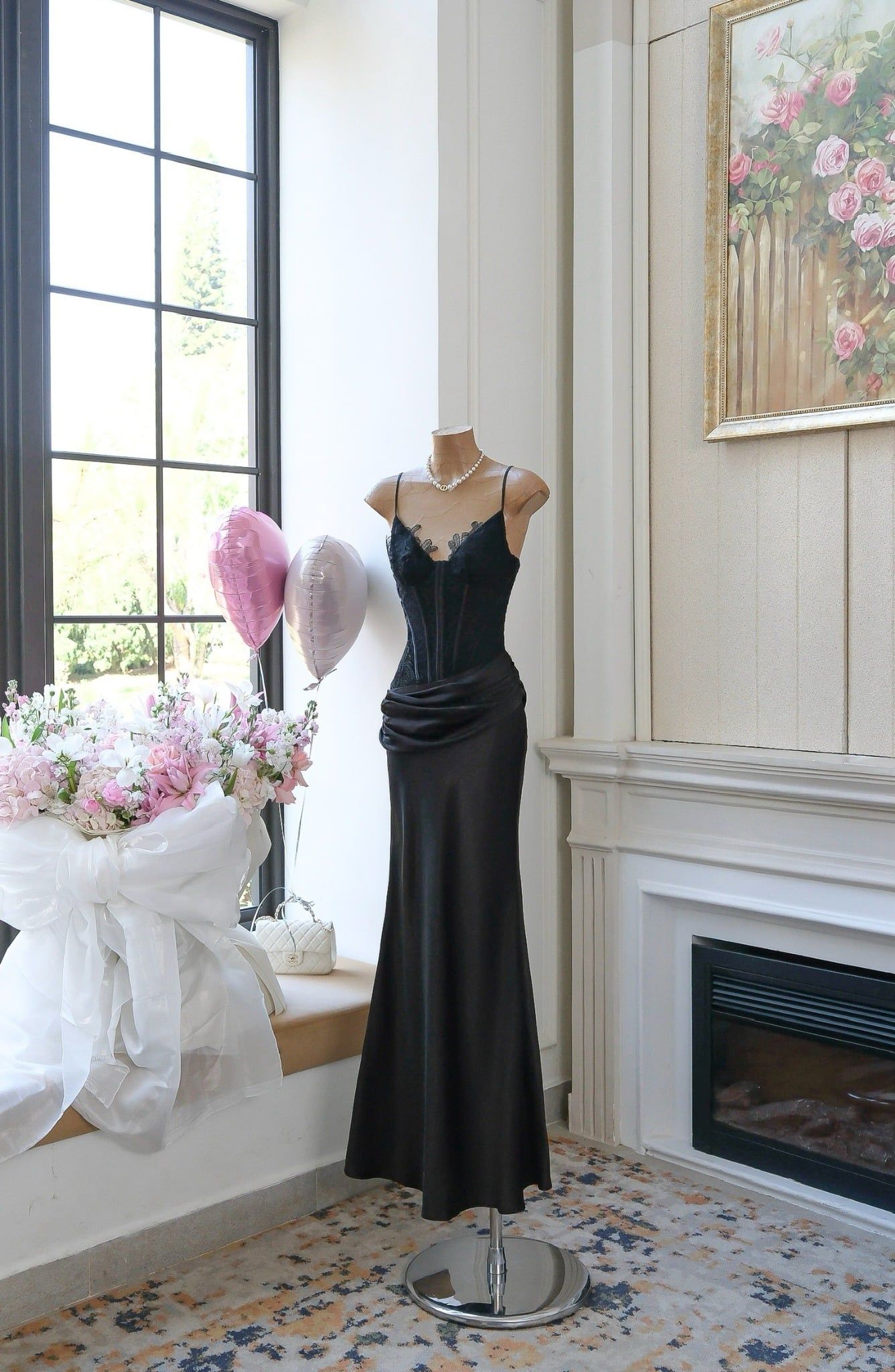 Đầm 2S Lụa Nhún Eo