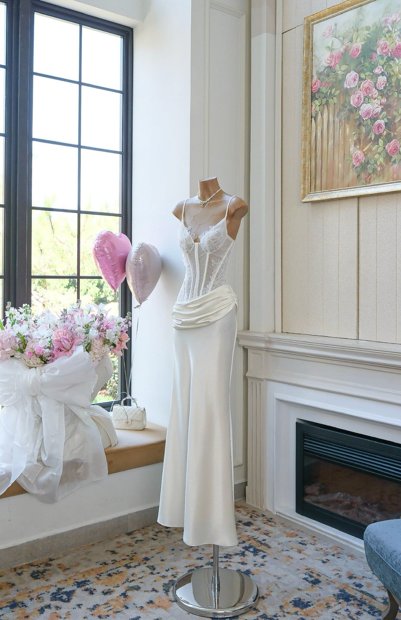 Đầm 2S Lụa Nhún Eo