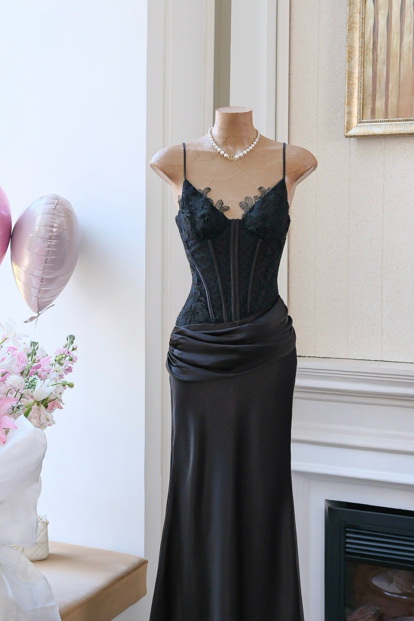 Đầm 2S Lụa Nhún Eo