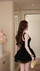 Đầm 2S Xòe Ren Xù