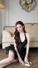 Đầm Yếm Lưới Tùng Ren