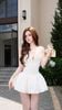 Đầm 2S Xòe Xô Hoa Nổi