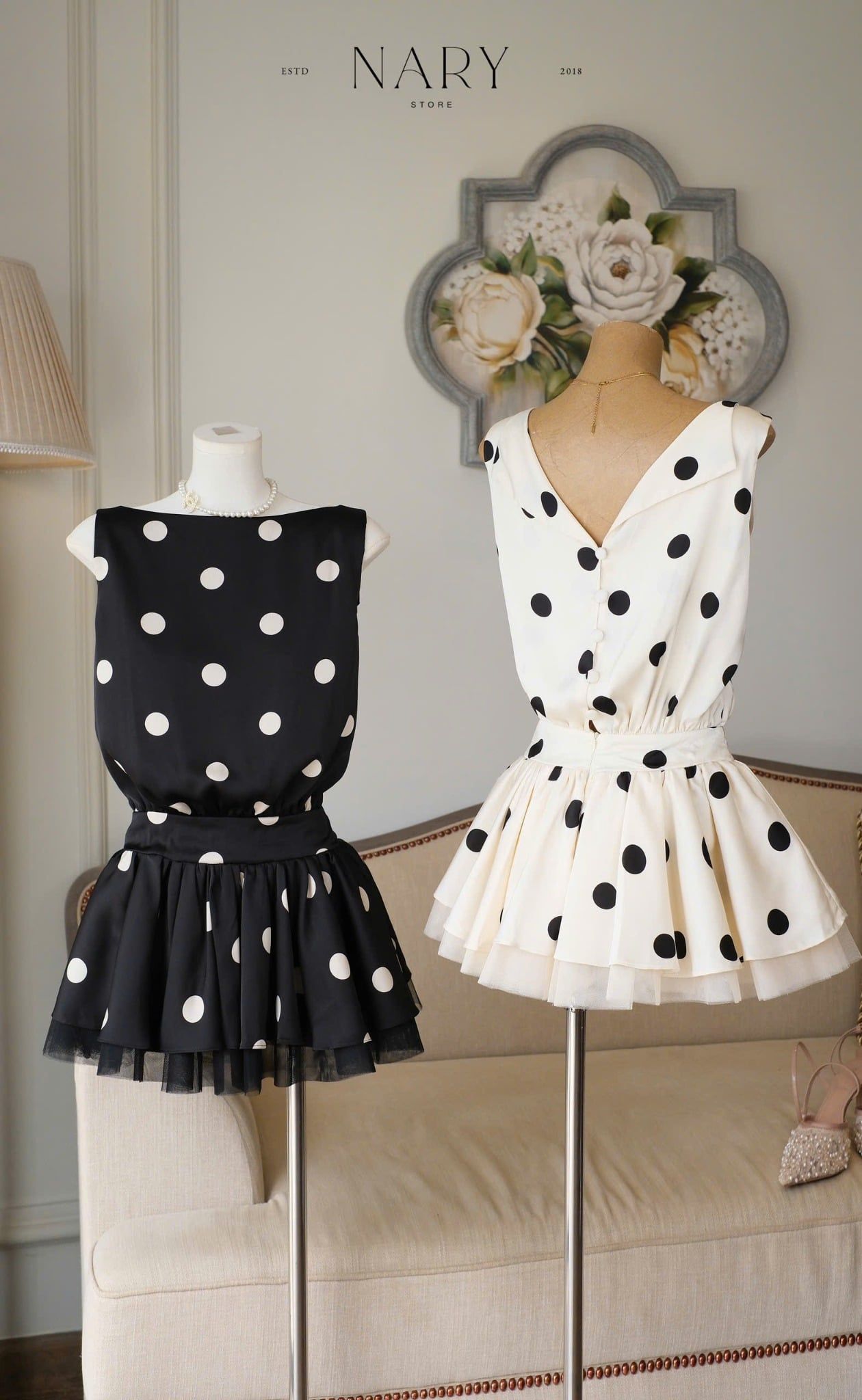 Đầm Xòe SN Nút lưng