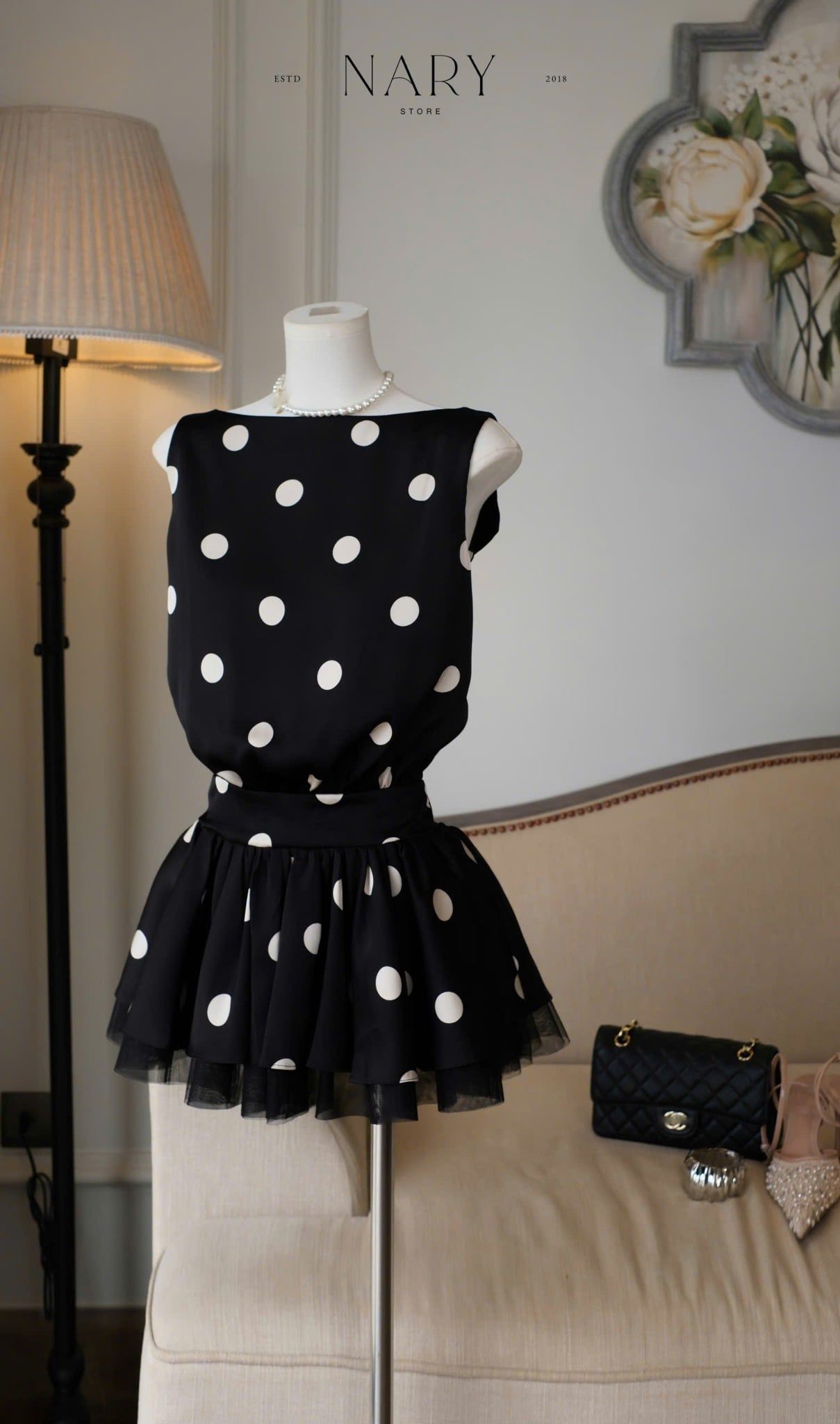 Đầm Xòe SN Nút lưng