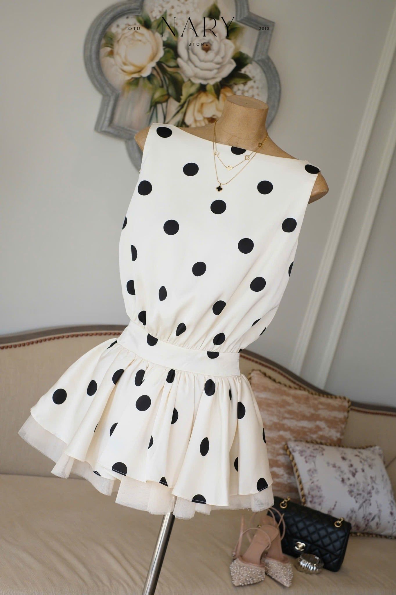 Đầm Xòe SN Nút lưng