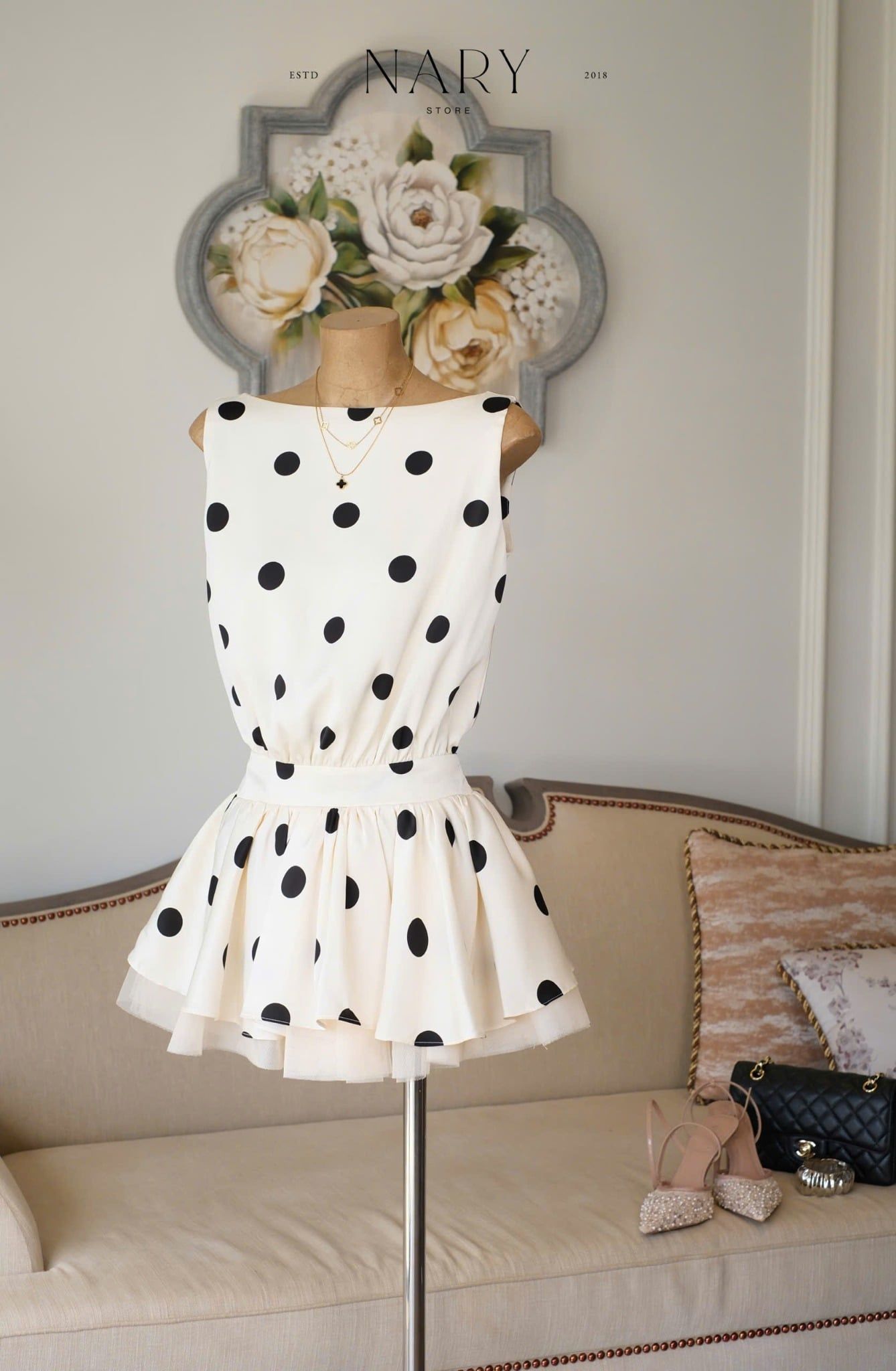 Đầm Xòe SN Nút lưng