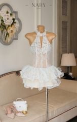Đầm Yếm Tầng Kèm Charm