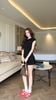 Đầm Xòe Cổ SM Xếp Ly Nhỏ