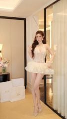 Đầm Yếm Lưới Tùng Ren