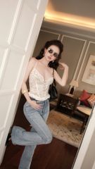 Áo 2S Ren Viền bèo