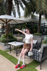 CV Chữ A Họa Tiết Hoa Nhí