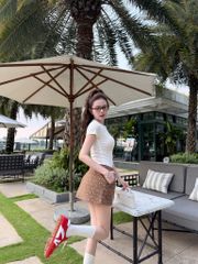 CV Chữ A Họa Tiết Hoa Nhí