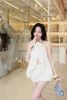 Set Áo Yếm Lụa Đính Bông