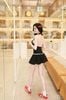 Đầm Yếm Bí Phối Màu