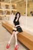 Đầm Yếm Bí Phối Màu