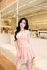 Set Dạ Sn Cv Xòe Kèm Hoa