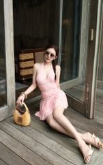 Đầm Yếm Lưới Viền Châu