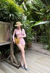 Set Áo TD Cổ V Quần Short