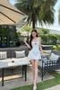 Đầm 2S Khoét Ngực Đính Nơ