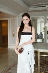 Đầm 2S Lụa Cột Eo