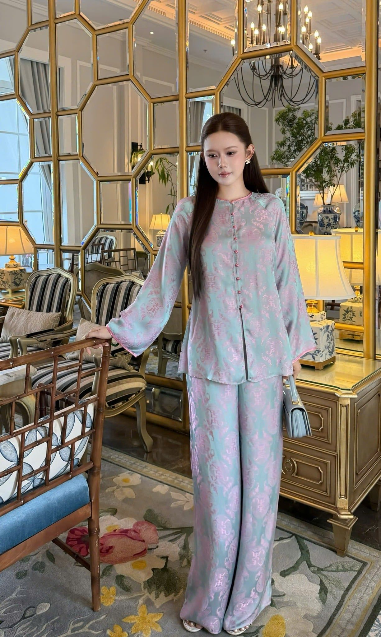 Set Bà Ba TD Lụa Vân