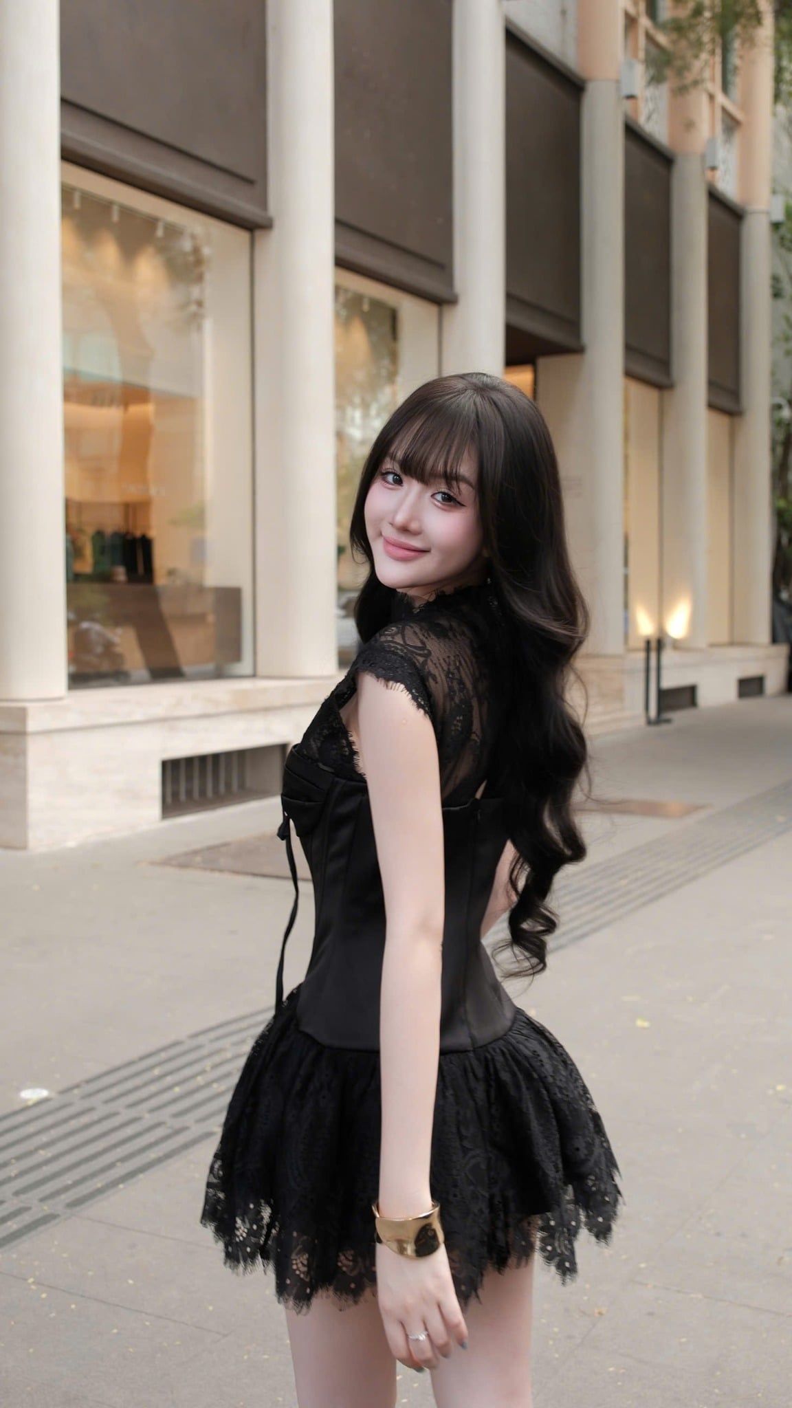 Đầm Lace Lady Noir