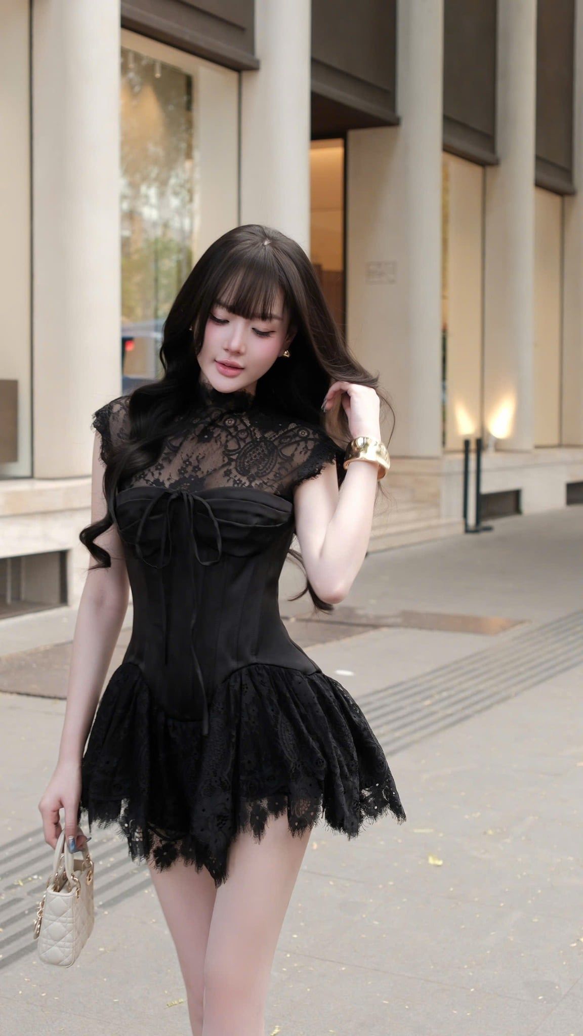 Đầm Lace Lady Noir