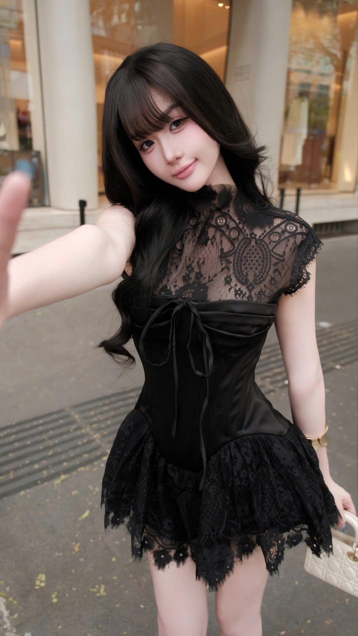 Đầm Lace Lady Noir