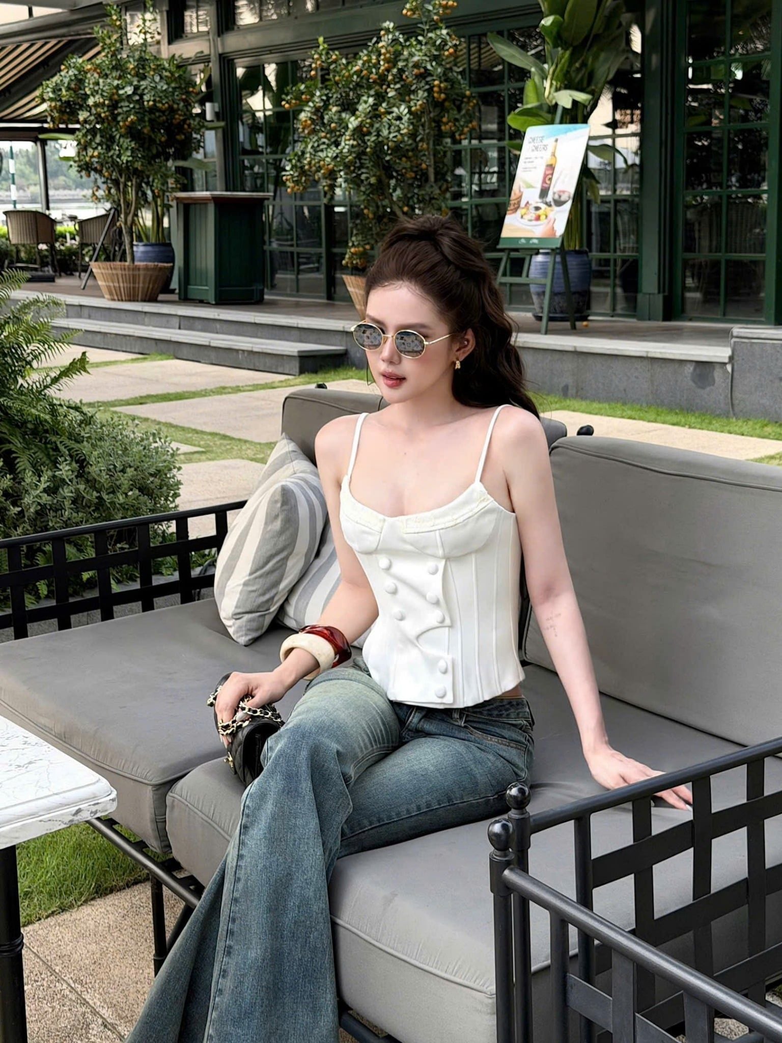 Áo Corset Vintage