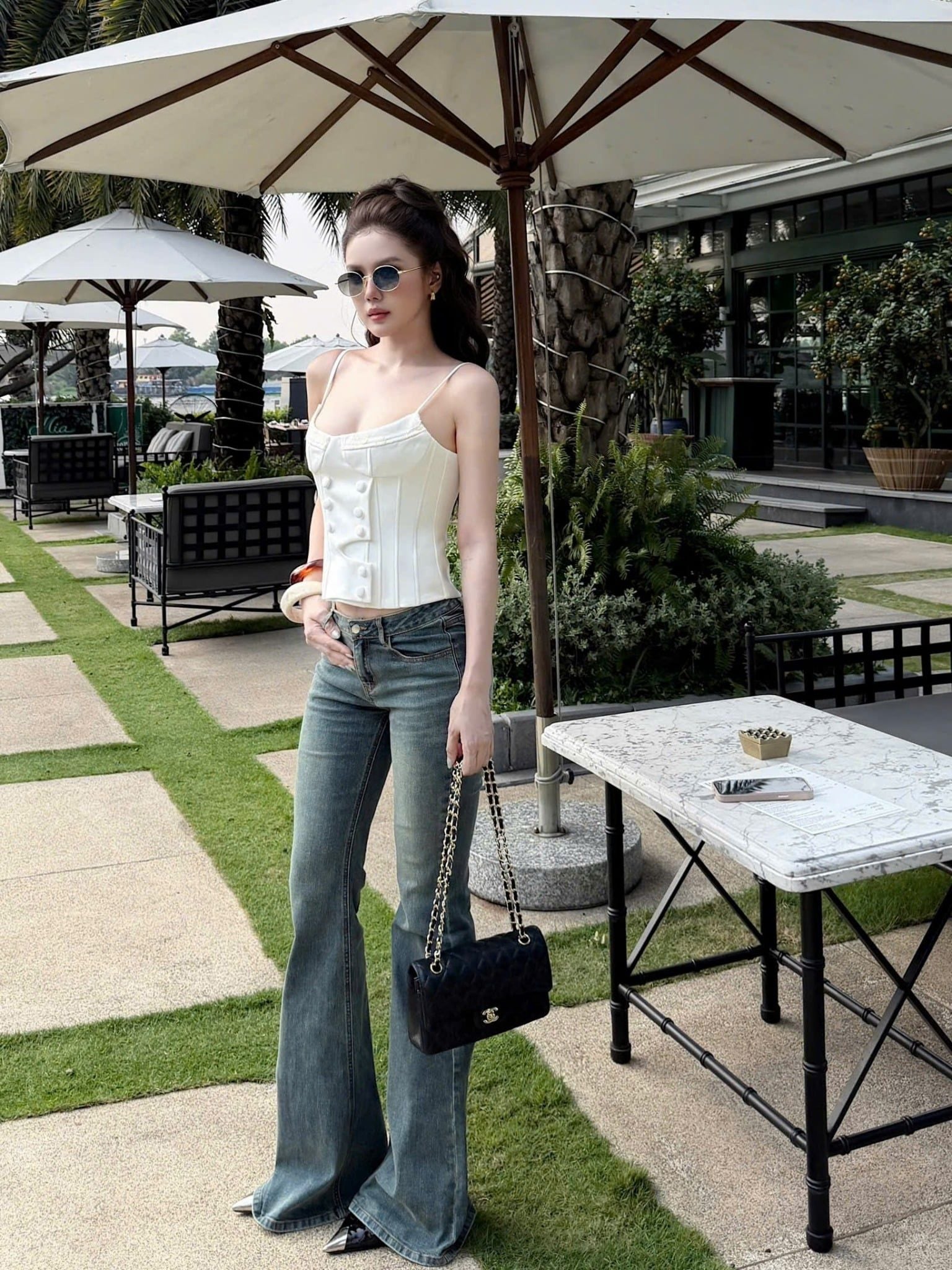 Áo Corset Vintage